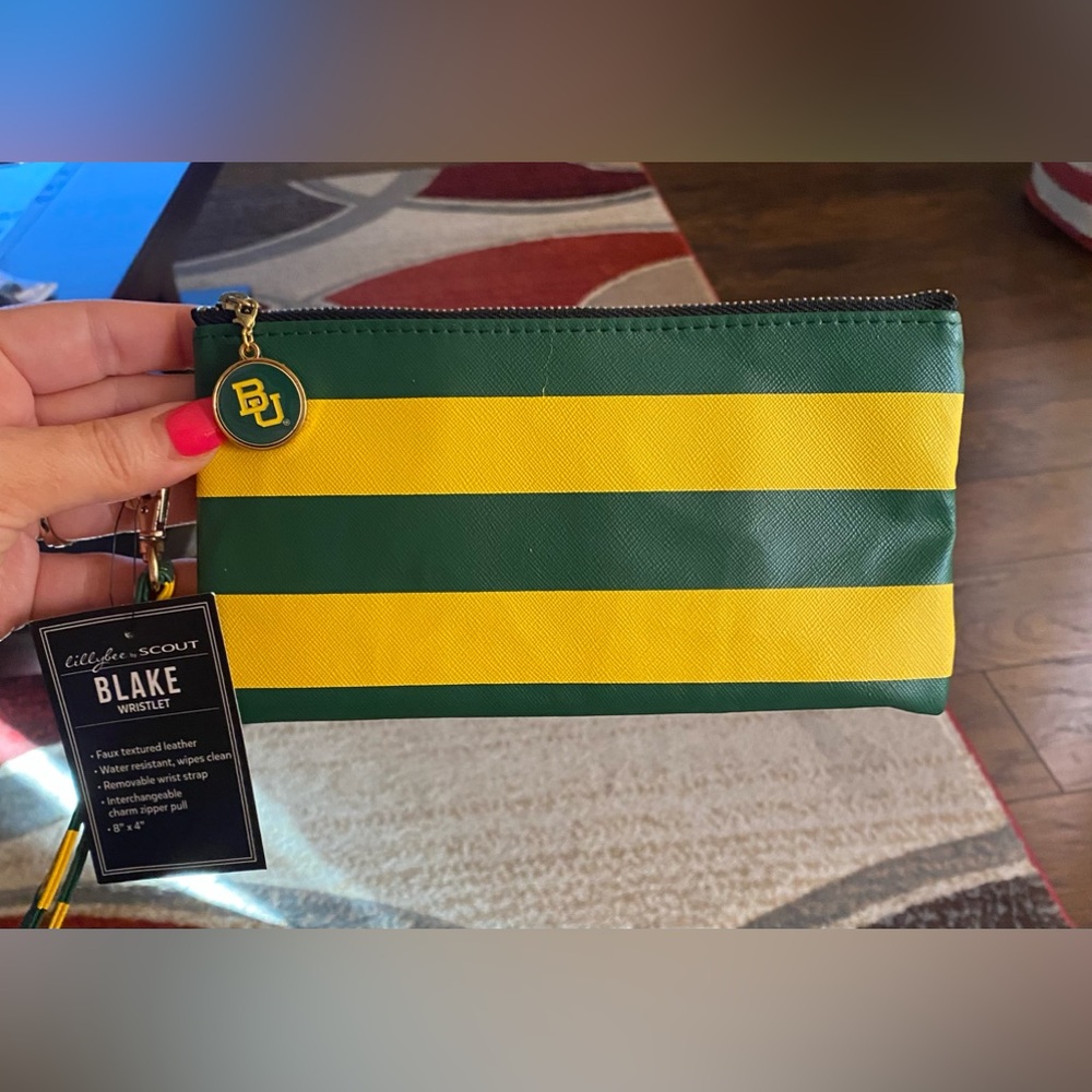 Baylor University Wristlet-NEW, With Tags-Never Used-Lillybee by Scout